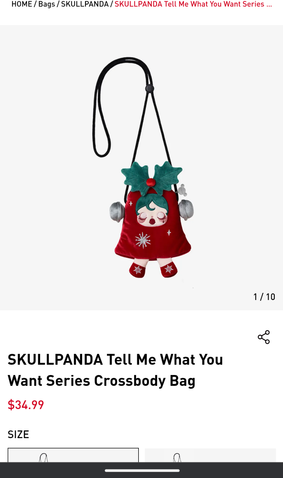 Skull Panda cross body